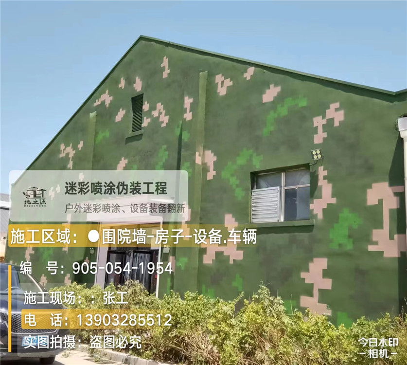 酉阳外墙数码迷彩漆施工报价清单（100㎡标准墙面测算）